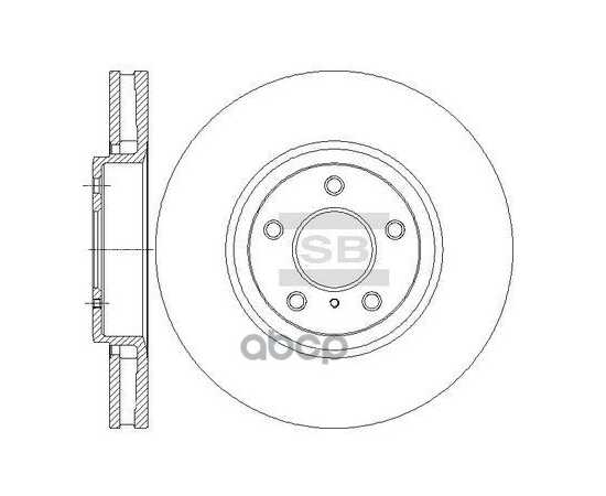 Купить ДИСК ТОРМОЗНОЙ ПЕРЕДНИЙ NISSAN/INFINITI SANGSIN BRAKE SD4247