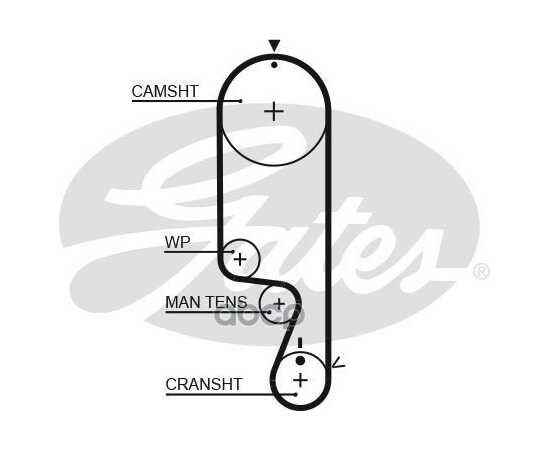 Купить РЕМКОМПЛЕКТ ГРМ GATES K025535XS