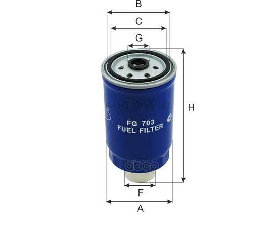 Купить ФИЛЬТР ТОПЛИВНЫЙ FG703