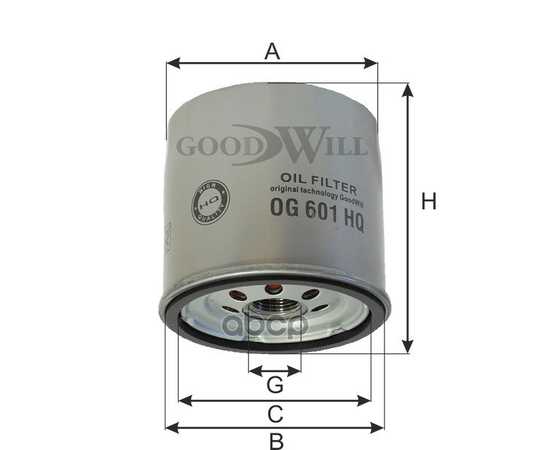 Купить ФИЛЬТР МАСЛЯНЫЙ ДВИГАТЕЛЯ OG601HQ