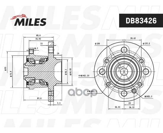 Купить СТУПИЦА КОЛЕСА ЗАДНЯЯ С ПОДШИПНИКОМ MINI ONE/COOPER/CLUBMAN 06- (FAG 713 6494 40) DB83226