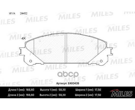 Купить КОЛОДКИ ТОРМОЗНЫЕ ПЕРЕДНИЕ (БЕЗ ДАТЧИКА) (СМЕСЬ LOW-METALLIC) LEXUS RX 09-/TOYOTA HIGHLANDER 07- (TRW GDB3484) E400439