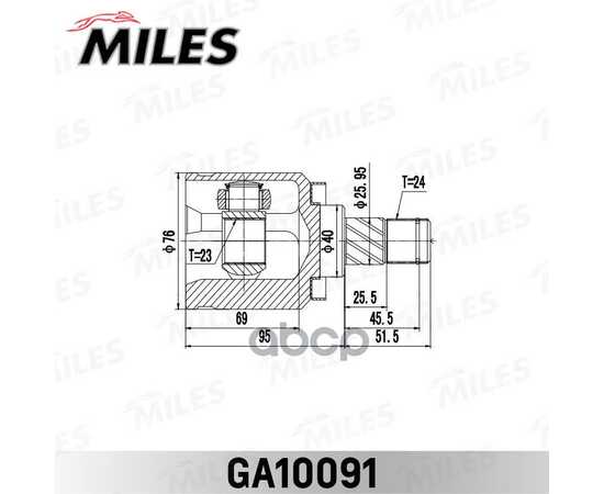 Купить ШРУС ВНУТРЕННИЙ NISSAN PRIMERA P12 01-07 GA10091