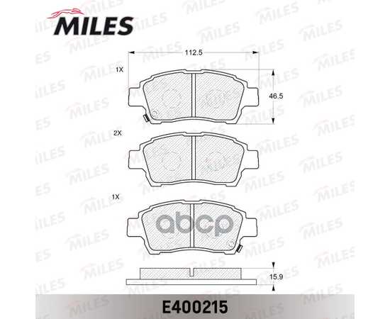 Купить КОЛОДКИ ТОРМОЗНЫЕ ПЕРЕДНИЕ (БЕЗ ДАТЧИКА) (СМЕСЬ LOW-METALLIC) (TOYOTA YARIS / VITZ 1.0-1.3) (TRW GDB3218) E400215