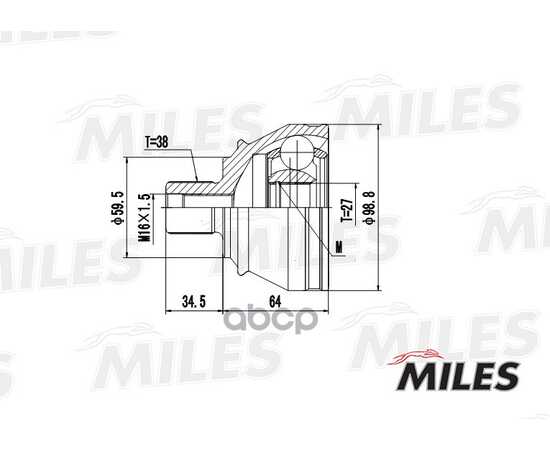 Купить ШРУС НАРУЖНЫЙ AUDI A6/A8 2.0TD-3.2 04- (С ABS) (GKN 304952) GA20040