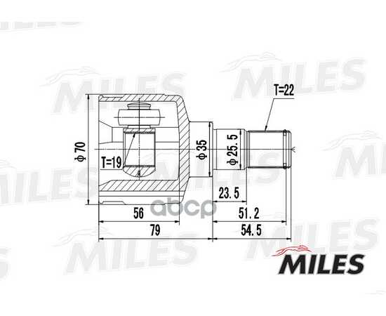 Купить ШРУС ВНУТРЕННИЙ DAEWOO MATIZ 0.8 98- (GSP 612001) GA10013