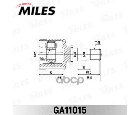 Купить ШРУС ВНУТРЕННИЙ ЛЕВЫЙ MAZDA 3 BK 03-09 GA11015