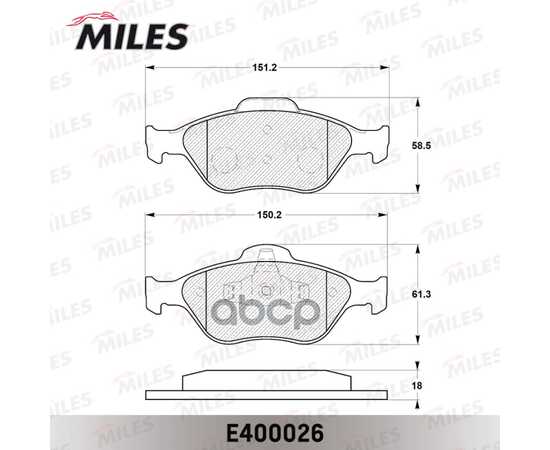 Купить КОЛОДКИ ТОРМОЗНЫЕ ПЕРЕДНИЕ (БЕЗ ДАТЧИКА) (СМЕСЬ LOW-METALLIC) (FORD FIESTA IV-V, FUSION, MAZDA 2 (DY)) (TRW GDB1419) E400026