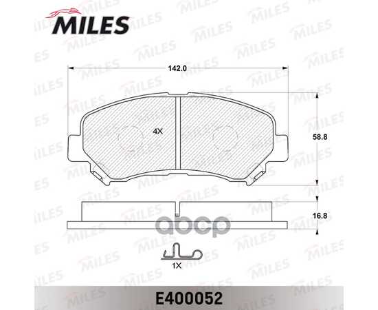 Купить КОЛОДКИ ТОРМОЗНЫЕ ПЕРЕДНИЕ (БЕЗ ДАТЧИКА) (СМЕСЬ LOW-METALLIC) NISSAN QASHQAI 1.6/2.0 07-/X-TRAIL 07- (TRW GDB3467) E400052