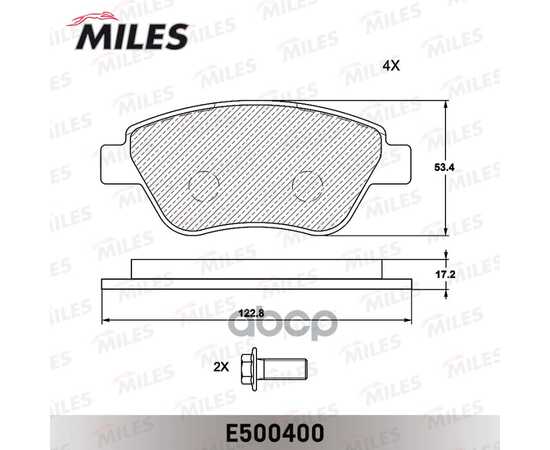 Купить КОЛОДКИ ТОРМОЗНЫЕ ПЕРЕДНИЕ (СМЕСЬ CERAMIC СЕРИЯ PRO) FIAT ALBEA 01-09 (TRW GDB1579) E500400