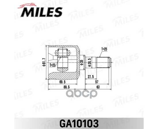 Купить ШРУС ВНУТРЕННИЙ HYUNDAI ELANTRALANTRA 95-00MATRIX 01-10 GA10103