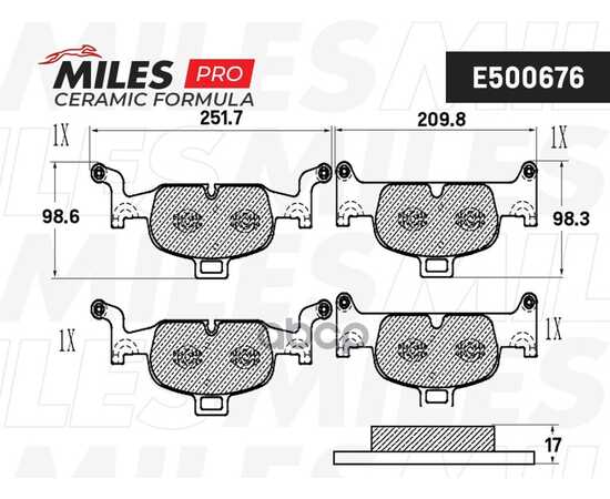 Купить КОЛОДКИ ТОРМОЗНЫЕ ПЕРЕДНИЕ (СМЕСЬ CERAMIC СЕРИЯ PRO) AUDI A4 15-/A5/Q5 16- (TRW GDB2126) E500676