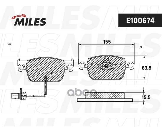 Купить КОЛОДКИ ТОРМОЗНЫЕ ПЕРЕДНИЕ (СМЕСЬ SEMI-METALLIC) AUDI A4 15-/A5 16- (TRW GDB2127) E100674