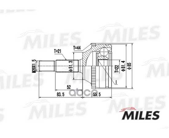 Купить ШРУС НАРУЖНЫЙ RENAULT MEGANE 1.4-2.0 96- (С ABS) (SKF VKJA5334) GA20397