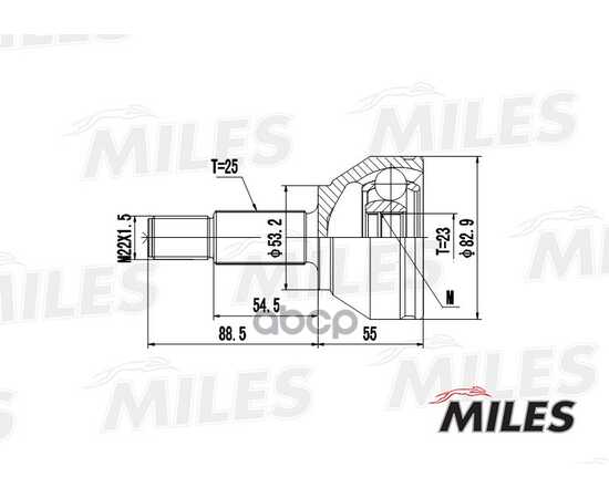 Купить ШРУС НАРУЖНЫЙ FORD FOCUS 1.4-1.8 98-04 (SKF VKJA5407) GA20106