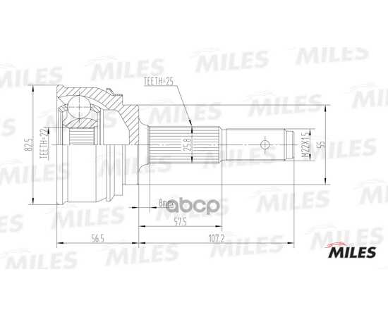 Купить ШРУС НАРУЖНЫЙ NISSAN ALMERA 1.4 95-00 (GKN 301989) GA20282