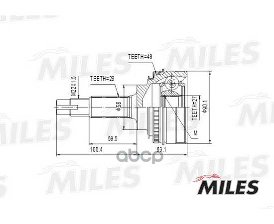 Купить ШРУС НАРУЖНЫЙ TOYOTA CELICA/CAMRY 90-97 (С ABS) (SKF VKJA5728) GA20471