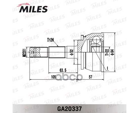 Купить ШРУС НАРУЖНЫЙ NISSAN SUNNY/CHERRY 1.5-1.8 82-86 (GKN 302098) GA20337