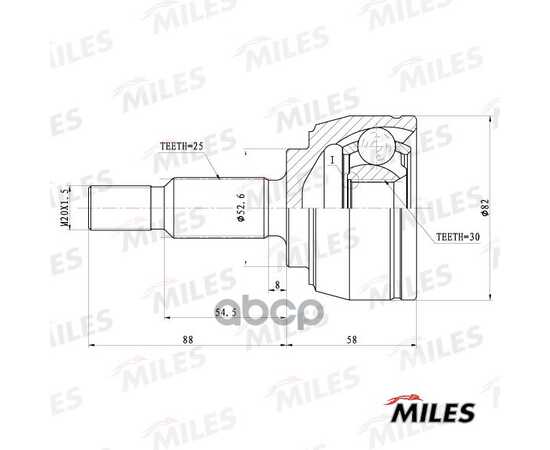 Купить ШРУС НАРУЖНЫЙ RENAULT SCENIC 1.5D 03- (SKF VKJA5386) GA20404