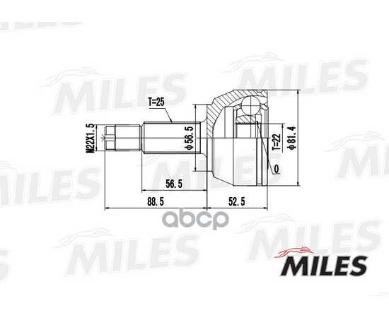 Купить ШРУС НАРУЖНЫЙ FORD ESCORT/FIESTA/ORION 1.4-1.8 90-99 (GKN 302871) GA20101