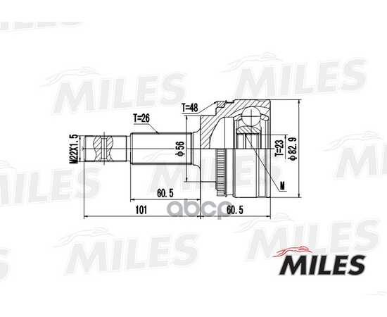 Купить ШРУС НАРУЖНЫЙ TOYOTA AVENSIS 1.8/2.0 97-01 (С ABS) (GKN 303894) GA20452