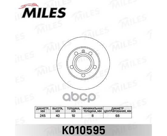 Купить ДИСК ТОРМОЗНОЙ ЗАДНИЙ D245ММ. AUDI A4 1.6-3.2 00- (TRW DF4186) K010595