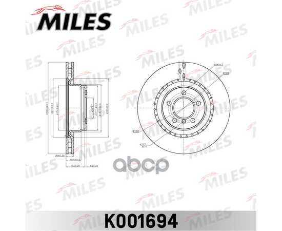 Купить ДИСК ТОРМОЗНОЙ ПЕРЕДНИЙ D360ММ. LAND ROVER RANGE ROVER 3.6-5.0 05- (TRW DF6506S) K001694