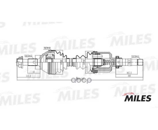 Купить ПРИВОД В СБОРЕ ПРАВЫЙ CITROEN JUMPER/FIAT DUCATO/PEUGEOT BOXER 1.9-2.8 94-02 (ABS) (GKN 303051) GC02147