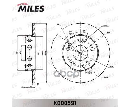 Купить ДИСК ТОРМОЗНОЙ ПЕРЕДНИЙ D262ММ. MERCEDES W201 1.8/2.0/2.5 82-93 (TRW DF1584) K000591