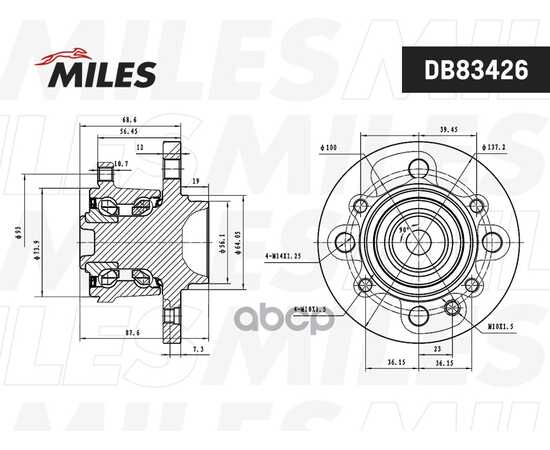 Купить СТУПИЦА КОЛЕСА ЗАДНЯЯ С ПОДШИПНИКОМ MINI ONE/COOPER/CLUBMAN 06- (FAG 713 6494 40) DB83226