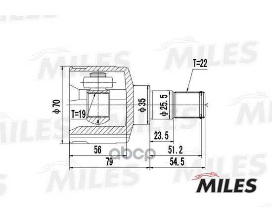 Купить ШРУС ВНУТРЕННИЙ DAEWOO MATIZ 0.8 98- (GSP 612001) GA10013