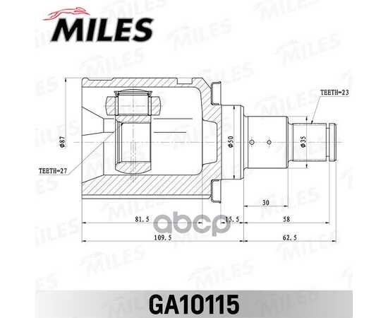 Купить ШРУС ВНУТРЕННИЙ TY RX300/330/350, ACU/MCU25/35, ACA2# (LH) (GSP 659084) GA10115