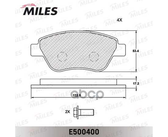 Купить КОЛОДКИ ТОРМОЗНЫЕ ПЕРЕДНИЕ (СМЕСЬ CERAMIC СЕРИЯ PRO) FIAT ALBEA 01-09 (TRW GDB1579) E500400