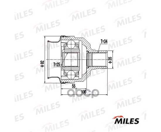 Купить ШРУС ВНУТРЕННИЙ OPEL VECTRA/SAAB 900 2.0/2.3 89-98 (GKN 302254) GA10024