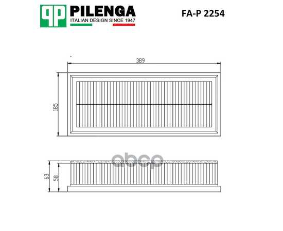 Купить ФИЛЬТР ВОЗДУШНЫЙ, AUDI FA-P2254
