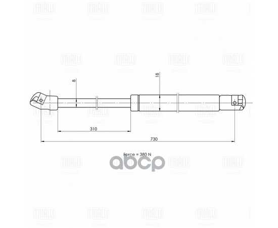 Купить АМОРТИЗАТОР УПОР ДЛЯ А/М VW PASSAT B6 05- КАПОТА GS1830