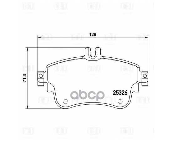 Купить КОЛОДКИ ТОРМ. ДЛЯ А/М MERCEDES A-CLASS W176 12-/B-CLASS W246 13- ДИСК. ПЕРЕД. PF4286