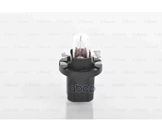 Купить ЛАМПА 12V 1,2W B8,5D BOSCH PURE LIGHT 1 ШТ. КАРТОН ЧЕРНЫЙ ЦОКОЛЬ 1 987 302 219