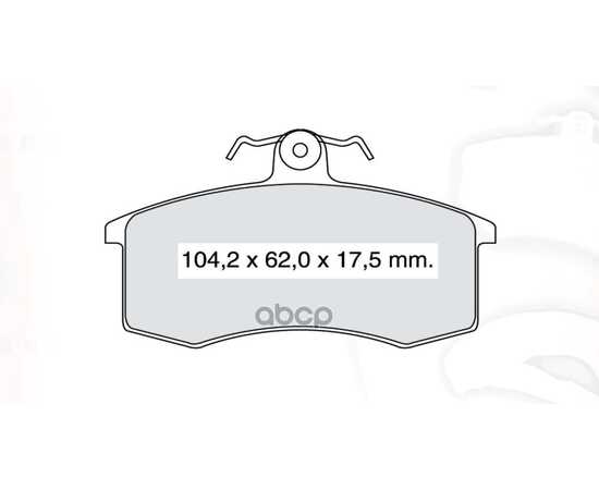 Купить КОЛОДКИ ПЕРЕДНИЕ ВАЗ 08-09, DAFMI D743SM