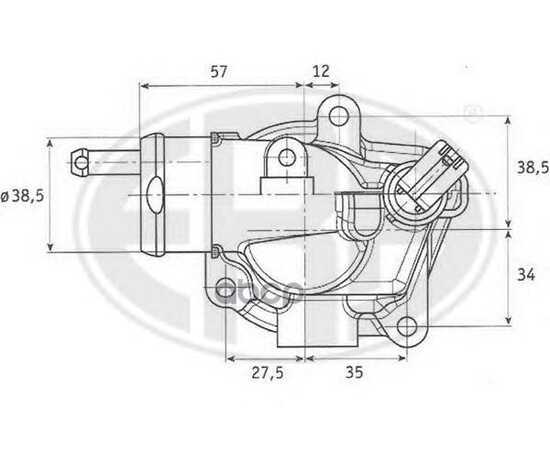 Купить ТЕРМОСТАТ MERCEDES W203/W204/W211 CDI 350180