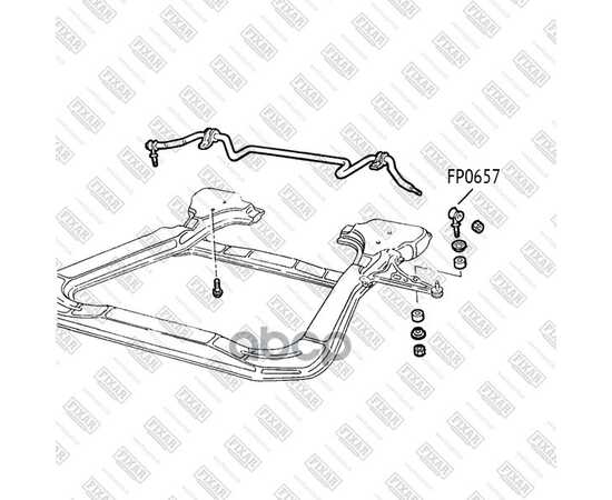 Купить ТЯГА СТАБИЛИЗАТОРА ПЕРЕДНЯЯ ЛЕВАЯ/ПРАВАЯ FIAT BRAVA/BRAVO/COUPE/TEMPRA/TIPO 87->ALFA ROMEO FIXAR FP0657