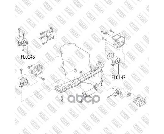 Купить ОПОРА ДВС NISSAN PRIMERA 01- FL0143