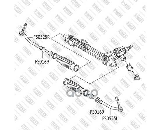 Купить НАКОНЕЧНИК РУЛЕВОЙ ТЯГИ ЛЕВЫЙ BMW 5(E39) 95- FS0525L