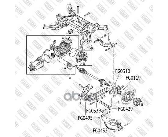 Купить САЙЛЕНТБЛОК ЗАДНЕГО РЫЧАГА OPEL ANTARA 06-> FIXAR FG0429