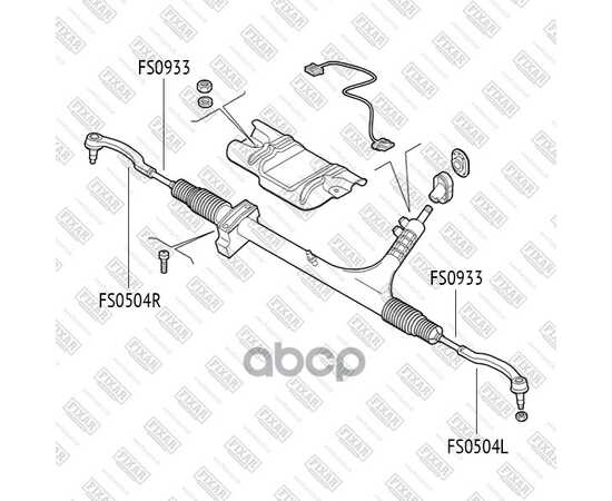 Купить НАКОНЕЧНИК РУЛЕВОЙ ТЯГИ ПРАВЫЙ CITROEN JUMPER 06-FIAT DUCATO 06-PEUGEOT BOXER 06- FS0504R