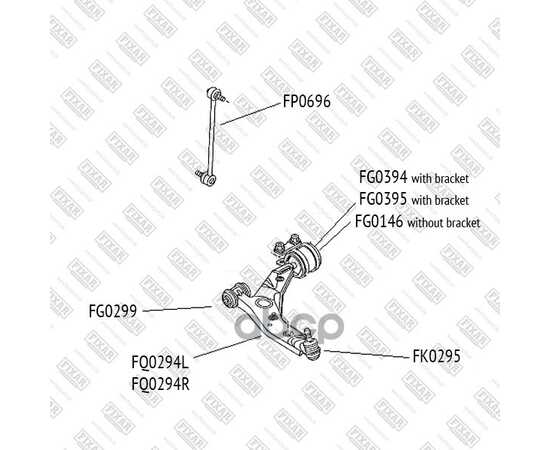 Купить РЫЧАГ ПОДВЕСКИ ПЕРЕДНИЙ НИЖНИЙ ПРАВЫЙ MAZDA 3 10- FQ0294R