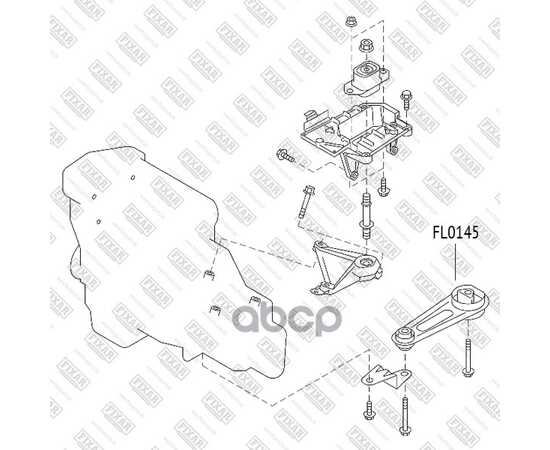 Купить ОПОРА ДВС NISSAN ALMERA 00- FL0145