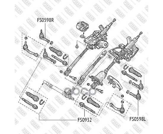 Купить НАКОНЕЧНИК РУЛЕВОЙ ТЯГИ ПРАВЫЙ RENAULT CLIO/MEGANE/SCENIC/KANGOO 96-NISSAN MICRA 99- FS0598R