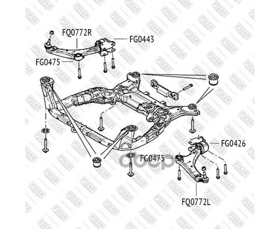 Купить РЫЧАГ ПОДВЕСКИ ПЕРЕДНИЙ НИЖНИЙ ЛЕВЫЙ LAND ROVER FREELANDER 06-> FIXAR FQ0772L