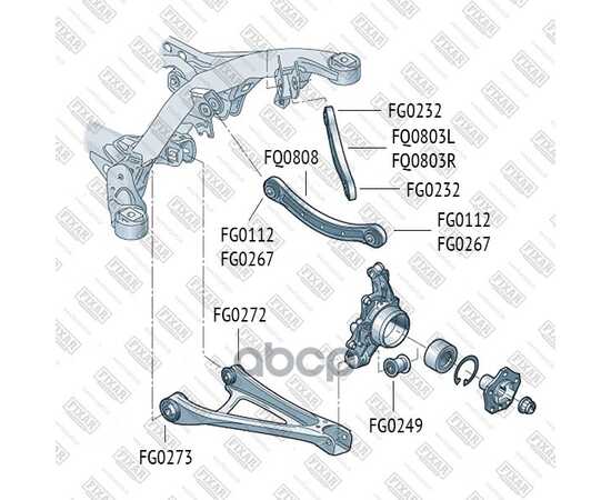 Купить РЫЧАГ ПОДВЕСКИ ЗАДНИЙ ВЕРХНИЙ ПРАВЫЙ AUDI Q7 06-VW TOUAREG 02- FQ0803R